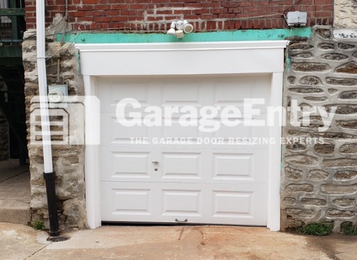 Garage Entry Trim / Aluminum Capping in NJ - After (AC1)